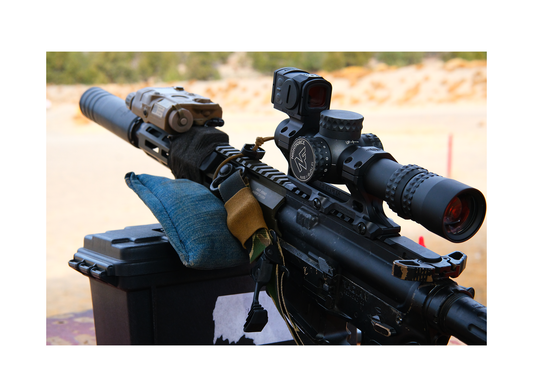 Enhance Your Precision: Reptilia Corp AUS Mount Review with NightForce NX8 1-8 Rifle Scope and Aimpoint Acro P2 Red Dot